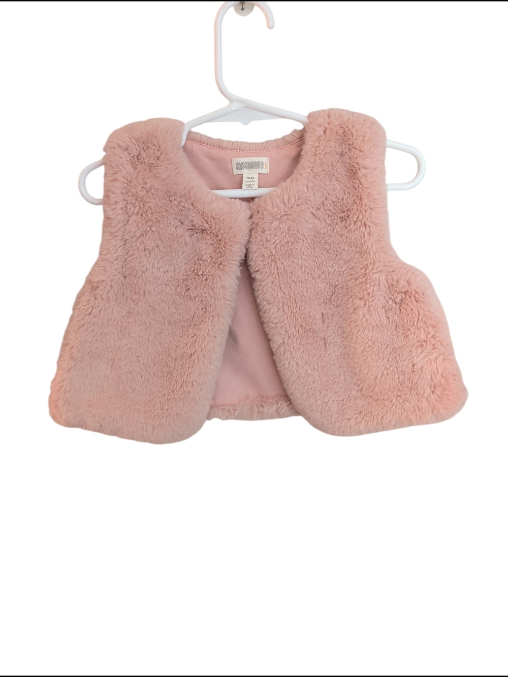 Gymboree Blush Pink Faux Fur Vest for Kids